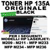 HP 135A TONER ORIGINALE NERO (W1350A) LaserJet M209dw M209dwe M234dw M236dw