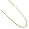 Collana Catena da uomo maglia tipo grumetta in oro giallo 18 kt lunga cm 50