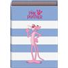Dohe - Raccoglitore formato Folio con 4 Anelli 40 mm - Pink Panther - Modello Stripes