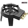 PROVIDUS FORNELLO FORNELLONE A GAS GHISA 3 RUBINETTI CE CAMPEGGIO FO003R FG3R
