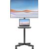 Suptek Supporto per TV con Ruote, LCD/LED da 21 a 60 Pollici, Carrello con Vasso