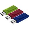 Verbatim Slider Confezione multipla chiavette USB 16GB I USB 2.0 I 3 memorie USB