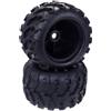 2 Pezzi Di Pneumatici Per Ruote In Gomma Per Redcat HSP RC Truggy Monster Truck