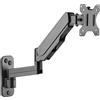 Itb Supporto monitor TV parete ( 8 Kg ) VESA 100 x 100 Staffa 3 snodi Black 17