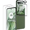 Rojeuinn per vetro temperato Motorola Razr 50 Ultra /60 Ultra 5G,2 Pezzi Pellico