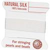 Knorr Prandell Gütermann / KnorrPrandell 2438006 - Filo di seta per perle 0,5mm, confezione da 2 metri, colore: Bianco