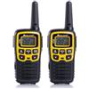 Midland C1178.01 XT50 - Adventure Radio Middle Range Ricetrasmittente Walkie Talkie - Colore Giallo - Formato 24 Canali, Raggio 8 km, 38 Toni - Set di 2 Ricetrasmettitori con Box Full Optional