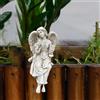 Statua da giardino con angelo, scultura decorativa religiosa in resina per