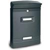 Alubox Cassetta posta con tettuccio (25,5x8x37,5cm) IBIZA Grigio ghisa