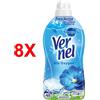 VERNEL 8 X Vernel Ammorbidente Concentrato - Profumazione Blu Oxygen 48 Lavaggi
