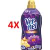 VERNEL 4 X Vernel Ammorbidente Concentrato Aromatherapy - Profumazione Sogni Di Loto C