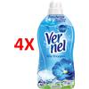 VERNEL 4 X Vernel Ammorbidente Concentrato - Profumazione Blu Oxygen 48 Lavaggi