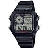 Casio Orologio da uomo digitale Casio World Time AE-1200WH-1AV nero