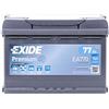 EXIDE Batteria 77, Ah 760, A/EN EA770 L 278mm B 175mm H 190mm Compatibilità con PEUGEOT 207 WA, WC, RENAULT Clio 4 Hatchback BH, VW Polo Hatchback 6R1, 6C1 Golf 4 Hatchback 1J1 Golf 6 5K1