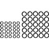 50 Pezzi O-ring per Tubo Flessibile Idropulitrice Sostituiscono Le Guarnizioni