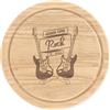 Gift Base Lungo Live Rock N Roll Chitarra Elettrica Rotondo Tagliare Tagliere per