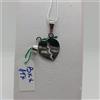 CIONDOLO CUORE SPEZZATO DOLCE META' IN ARGENTO 925 (0549)