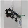 CIONDOLO DOLCE META' PUZZLE CON CUORI TRAFORATI IN ARGENTO 925 (0547)