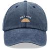 Cap Base Oui Cornetto Cappello Baseball Vintage Slavato Unisex Papà Francia Cibo Funny