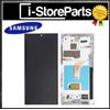 Samsung DISPLAY LCD SOFT OLED FRAME PARI ORIGINALE SAMSUNG S22 ULTRA S908 TOUCH BIANCO