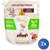 Spuma di sciampagna 2x Spuma Di Sciampagna Sapone Sacco 1300 Ml. Argan