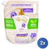Spuma di sciampagna 2x Spuma Di Sciampagna Sapone Sacco 1300 Ml. Orchidea