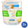 Spuma di sciampagna 2x Spuma Di Sciampagna Sapone Sacco 1300 Ml. Marsiglia