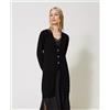 Twin Set Donna Cardigan lungo nero Taglia S