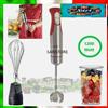 ROYAL+ Frullatore a Immersione 1200W Minipimer Mixer Multifunzione con Frusta Bicchiere