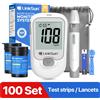 LinkSun Kit Misuratore di Glicemia Diabete Test Glucosio Sangue con 100 Strisce Lancette
