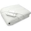 TM Electron Coprimaterasso riscaldante elettrico per letto singolo, 60 W, con 3 livelli di temperatura e spegnimento automatico, Dimensioni 160 x 140 cm