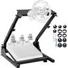 VEVOR Supporto per Volante da Corsa per Gioco G920, Supporto Simulatore per Volante di Corsa Staffa Leva del Cambio Altezza Regolabile 62-80 cm, Compatibile Logitech G27/G25 Pedale Non Incluso