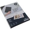 Rillstab Libro Presentazione A4 - 40 Tasche 80 Pagine, Sistema Lay-Flat Senza Anelli, Polipropilene Nero 2cm, per Ufficio, Portfolio e Colloquio