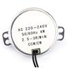 YWBL-WH Motore Sincrono AC 220-240V 2.5-3RPM 4W 50/60Hz Motoriduttore per Giradischi e
