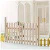Cancello in legno in miniatura 1/12 per bambini, giocattolo di finzione,