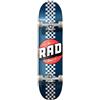 RAD Unisex - Adulto Checker Stripe Skateboard, Navy, 7.75