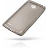 Cover per LG Optimus L80 (D370) Custodia in Silicone TPU Nero Fumè Trasparente