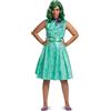 Disguise Disgust Inside Out Costume, costume ufficiale Disney Inside Out Disgusto, sciarpa e parrucca, taglia adulto (12-14)
