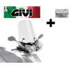 GIVI PARABREZZA COMPLETO TRASPARENTE HONDA SH 300 i 2007 2008 2009 2010 GIVI 308A