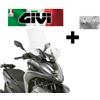 GIVI Parabrezza COMPLETO YAMAHA Tricity 125-155 2014 2015 2016 2017 2120DT GIVI