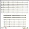 SONETH KIT 12 BARRE LED PER SAMSUNG UE48JU6510UXZT UE48JU6512UXXH UE48JU6515UXXE