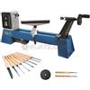 SCHEPPACH TORNIO DA LEGNO DM500T SCHEPPACH + KIT 8 SGORBIE SCALPELLI