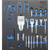 BGS 9144 | Modulo per carrelli portautensili 2/3: set per smontaggio autoradio | 52 pz.