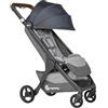 Ergobaby Passeggino Ergobaby Metro+ Deluxe con funzione reclinabile, per neonati dalla nascita fino a 22 kg, pieghevole e compatibile con il seggiolino auto, manubrio regolabile in altezza, London Grey