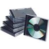 Connect Porta CD/DVD Q-Connect Jewel case standard sp. 10 mm nero/trasparente conf. 10 p