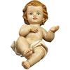 PuntoCasaStore® Gesu' bambino presepe lungh. 15,5 cm statua bambinello PAB-PB0128-1