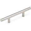 Richelieu Hardware BP30576195 Washington Collection 3-inch (76 mm) Center-to-Center Brushed Nickel Modern Cabinet and Drawer Bar Pull Handle for Kitchen, Bathroom, and Furniture
