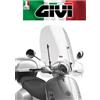 GIVI SOLO LASTRA Parabrezza trasparente PIAGGIO VESPA 125 granturismo 2003 104A GIVI