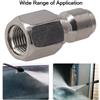 Not specified 1 PC 1/4 Quick Release Connettore Accoppiatore Per for Alto Idropulitrice & Tubo