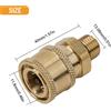 Not specified 1 PC 1/4 Quick Release Connettore Accoppiatore Per for Alto Idropulitrice & Tubo